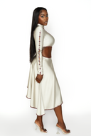 Silver Simono Midi Dress (Preorder Ships week of July 13th)